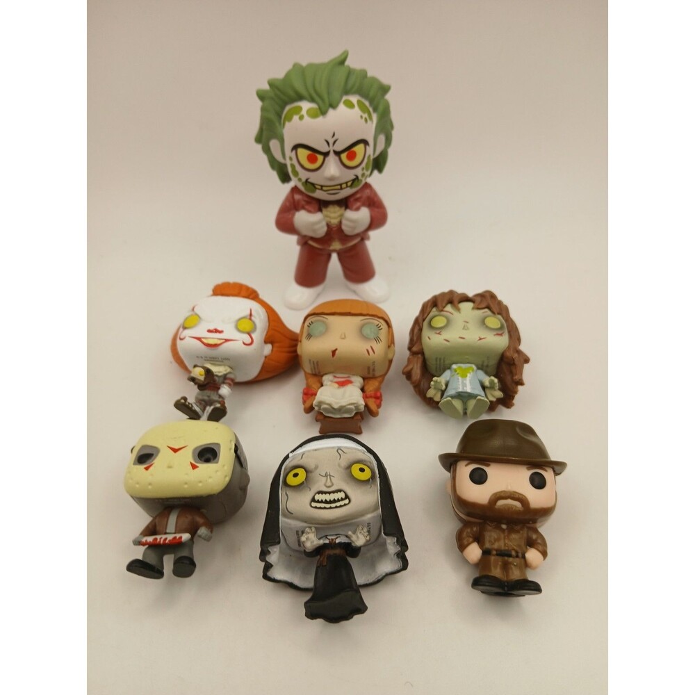 Lot 7 Funko Pop! Vinyl: Horror Beetlejuice Jason Stranger Things Annabelle IT